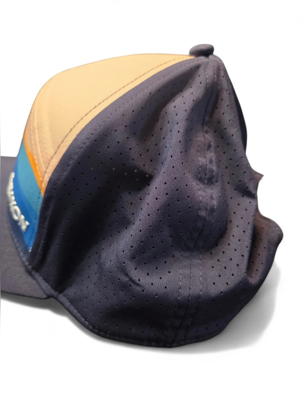 Srixon Men's Multicolor Wave Performance Cap - Navy & Orange - Picture 5 of 7